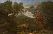 Nicolas Poussin Landscape with Orion or Blind Orion Searching for the Rising Sun oil painting